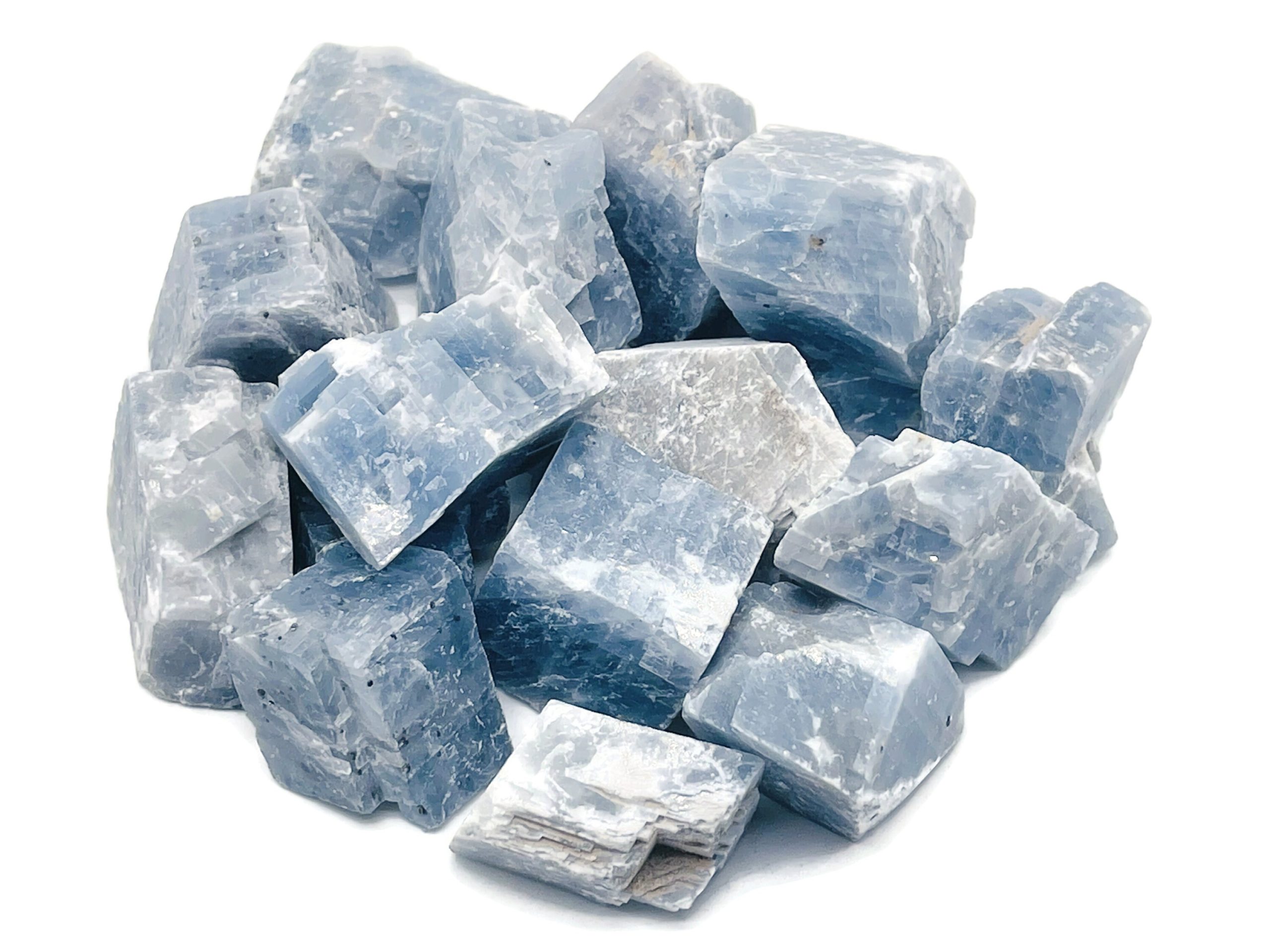 Blue Calcite Raw Stone – Rough Blue Calcite Crystal – Chunk Blue Calcite – Blue Calcite Crystal Stone – Ra1118