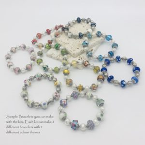 Shop Learn Beading - Books, Kits & Tutorials! Bracelet Making Kit with Charm Bead Selection in a Choice of Colours – Makes 4 Bracelets – Jewellery Making Kit – Instructions – Box | Shop jewelry making and beading supplies, tools & findings for DIY jewelry making and crafts. #jewelrymaking #diyjewelry #jewelrycrafts #jewelrysupplies #beading #affiliate #ad