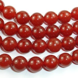 Carnelian, Round, 10mm, beads, 15.5 Inch, Full strand, Approx. 39 beads, Hole 1 mm, A quality (182054004) | Natural genuine beads Gemstone beads for beading and jewelry making.  #jewelry #beads #beadedjewelry #diyjewelry #jewelrymaking #beadstore #beading #affiliate #ad