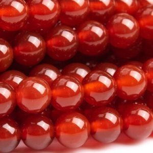 Shop Carnelian Round Beads! Genuine Natural Carnelian Gemstone Beads 4MM Red Round AAA Quality Loose Beads (101104) | Natural genuine round Carnelian beads for beading and jewelry making.  #jewelry #beads #beadedjewelry #diyjewelry #jewelrymaking #beadstore #beading #affiliate #ad