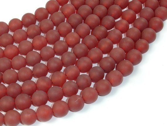 Matte Carnelian Beads, 8mm, Round, 15 Inch, Full Strand, Approx. 48 Beads, Hole 1 Mm, Aa Quality (182054025)