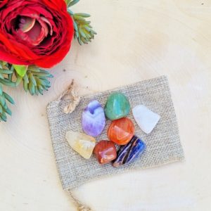 Shop Gifts for Crystal Lovers! Chakra Kit with chart and pouch | Chakra Healing | 7 Tumble Stone Crystal Set | Chakra Set | Yoga | Chakra Crystal Set Kit | Reiki | Shop jewelry making and beading supplies, tools & findings for DIY jewelry making and crafts. #jewelrymaking #diyjewelry #jewelrycrafts #jewelrysupplies #beading #affiliate #ad