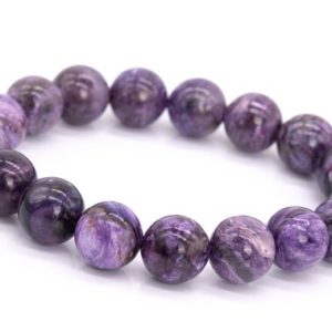 Shop Charoite Bracelets! 17 Pcs – 11-12MM Charoite Bracelet Grade AA Genuine Natural Purple Round Gemstone Beads (115256) | Natural genuine Charoite bracelets. Buy crystal jewelry, handmade handcrafted artisan jewelry for women.  Unique handmade gift ideas. #jewelry #beadedbracelets #beadedjewelry #gift #shopping #handmadejewelry #fashion #style #product #bracelets #affiliate #ad