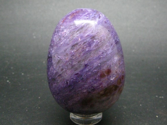 Nice Charoite Egg From Russia - 84.8 Grams - 1.9"