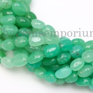 Shop Chrysoprase Chip & Nugget Beads! AAA Quality Natural Chrysoprase Smooth Beads, Chrysoprase Nuggets Beads, Plain Nuggets Beads, Plain Chrysoprase Beads, Gemstone Beads | Natural genuine chip Chrysoprase beads for beading and jewelry making.  #jewelry #beads #beadedjewelry #diyjewelry #jewelrymaking #beadstore #beading #affiliate #ad