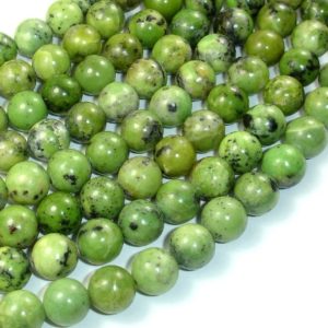Shop Chrysoprase Round Beads! Chrysoprase Beads, 10mm Round Beads, 15.5 Inch, Full strand, Approx 40 beads, Hole 1 mm (190054006) | Natural genuine round Chrysoprase beads for beading and jewelry making.  #jewelry #beads #beadedjewelry #diyjewelry #jewelrymaking #beadstore #beading #affiliate #ad
