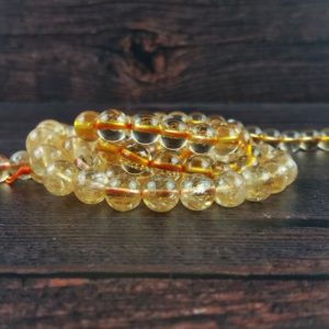 Shop Citrine Round Beads! Natural Citrine Gemstone Beads, Reiki Infused 8mm Round Beads, Citrine Beads, Crystal Beads | Natural genuine round Citrine beads for beading and jewelry making.  #jewelry #beads #beadedjewelry #diyjewelry #jewelrymaking #beadstore #beading #affiliate #ad
