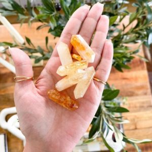 Shop Citrine Stones & Crystals! Citrine Double Terminated Point | Tumbled Crystals | Small Crystals | Citrine Crystal Points | Natural genuine stones & crystals in various shapes & sizes. Buy raw cut, tumbled, or polished gemstones for making jewelry or crystal healing energy vibration raising reiki stones. #crystals #gemstones #crystalhealing #crystalsandgemstones #energyhealing #affiliate #ad