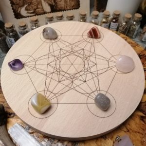 Shop Crystal Healing Charging Plates & Crystal Grid Mats! Crystal charging plate, metatron cube, healing, crystals, spiritual | Shop jewelry making and beading supplies, tools & findings for DIY jewelry making and crafts. #jewelrymaking #diyjewelry #jewelrycrafts #jewelrysupplies #beading #affiliate #ad