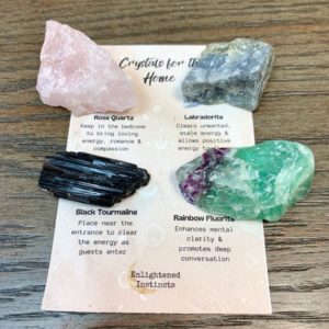 Shop Gifts for Crystal Lovers! Crystals for the Home- Healing Crystals for Home Protection, New House Cleansing Kit, Housewarming Gift Set | Shop jewelry making and beading supplies, tools & findings for DIY jewelry making and crafts. #jewelrymaking #diyjewelry #jewelrycrafts #jewelrysupplies #beading #affiliate #ad