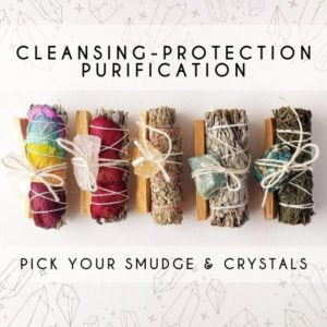 Shop Smudge Kits & Bundles! Custom SMUDGE KIT for purification, cleansing, negative energy removal, protection White Sage smudge stick, palo santo, sage bundle smudging | Shop jewelry making and beading supplies, tools & findings for DIY jewelry making and crafts. #jewelrymaking #diyjewelry #jewelrycrafts #jewelrysupplies #beading #affiliate #ad