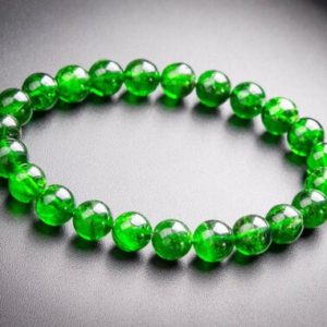 Shop Diopside Bracelets! 23 Pcs – 8MM Transparent Chrome Diopside Bracelet Intense Forest Green Siberian Emerald AAAAA Genuine Natural Round Gemstone (117965h-3991) | Natural genuine Diopside bracelets. Buy crystal jewelry, handmade handcrafted artisan jewelry for women.  Unique handmade gift ideas. #jewelry #beadedbracelets #beadedjewelry #gift #shopping #handmadejewelry #fashion #style #product #bracelets #affiliate #ad