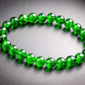 Shop Diopside Bracelets! 24 Pcs – 7-8MM Transparent Chrome Diopside Bracelet Intense Forest Green Siberian Emerald AAAAA Genuine Natural Round Beads (117947h-3983) | Natural genuine Diopside bracelets. Buy crystal jewelry, handmade handcrafted artisan jewelry for women.  Unique handmade gift ideas. #jewelry #beadedbracelets #beadedjewelry #gift #shopping #handmadejewelry #fashion #style #product #bracelets #affiliate #ad