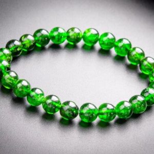 Shop Diopside Bracelets! 24 Pcs – 7-8MM Transparent Chrome Diopside Bracelet Intense Forest Green Siberian Emerald AAAAA Genuine Natural Round Gemstone(118294h-4017) | Natural genuine Diopside bracelets. Buy crystal jewelry, handmade handcrafted artisan jewelry for women.  Unique handmade gift ideas. #jewelry #beadedbracelets #beadedjewelry #gift #shopping #handmadejewelry #fashion #style #product #bracelets #affiliate #ad