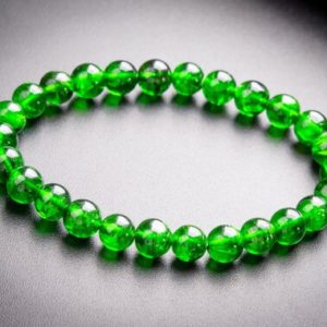 Shop Diopside Bracelets! 26 Pcs – 7MM Transparent Chrome Diopside Bracelet Intense Forest Green Siberian Emerald AAAAA Genuine Natural Round Gemstone (118290h-4017) | Natural genuine Diopside bracelets. Buy crystal jewelry, handmade handcrafted artisan jewelry for women.  Unique handmade gift ideas. #jewelry #beadedbracelets #beadedjewelry #gift #shopping #handmadejewelry #fashion #style #product #bracelets #affiliate #ad