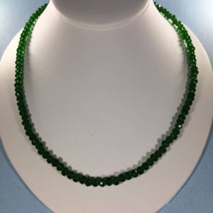 Shop Diopside Necklaces! Chrome Diopside Necklace,  Natural Chrome Diopside Necklace, Genuine Chrome Diopside  Necklace, Birthstone Necklace | Natural genuine Diopside necklaces. Buy crystal jewelry, handmade handcrafted artisan jewelry for women.  Unique handmade gift ideas. #jewelry #beadednecklaces #beadedjewelry #gift #shopping #handmadejewelry #fashion #style #product #necklaces #affiliate #ad