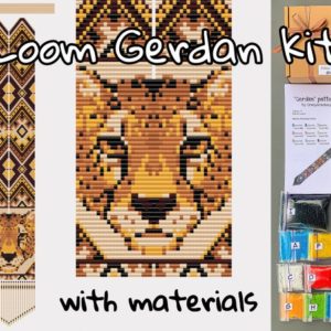 Shop Jewelry Making Kits! DIY Ethnic leopard jewelry Making Kit, Bead Gerdan Kit, DIY Crafts Kit for Adults, Seed Bead necklace, Beading Kit, loomwork animal pattern | Shop jewelry making and beading supplies, tools & findings for DIY jewelry making and crafts. #jewelrymaking #diyjewelry #jewelrycrafts #jewelrysupplies #beading #affiliate #ad