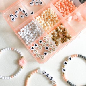 Shop Learn Beading - Books, Kits & Tutorials! DIY stretchy bracelet craft kit, bracelet making kit, activity box craft gift for kids, friendship bracelets, beaded jewelry making kit | Shop jewelry making and beading supplies, tools & findings for DIY jewelry making and crafts. #jewelrymaking #diyjewelry #jewelrycrafts #jewelrysupplies #beading #affiliate #ad