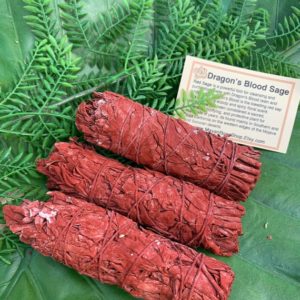 Shop Crystal Healing! DRAGON'S BLOOD SAGE Smudge Stick | Sage Bundle for Ceremony, Meditation, Altar, Home Cleansing, Wicca Smudging Kit | Mayan Rose | Shop jewelry making and beading supplies, tools & findings for DIY jewelry making and crafts. #jewelrymaking #diyjewelry #jewelrycrafts #jewelrysupplies #beading #affiliate #ad