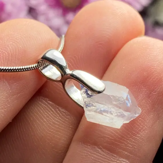 Dumortierite In Quartz Pendant / Dumortierite Necklace / Dumortierite In Quartz / Dumortierite Jewelry / Dumortierite In Quartz Crystal
