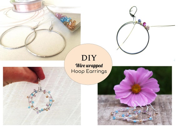 Earring Making Kit. Diy Earring Kit. Arts And Crafts For Adults. Crafts For Girls. Beaded Earring Kit. Jewelry Making Kit. Earrings Tutorial