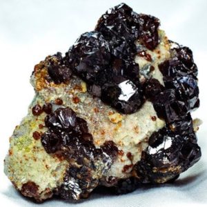 Shop Raw & Rough Garnet Stones! Spessartine Garnet Cluster 3.4" and weighs 278 grams | Natural genuine stones & crystals in various shapes & sizes. Buy raw cut, tumbled, or polished gemstones for making jewelry or crystal healing energy vibration raising reiki stones. #crystals #gemstones #crystalhealing #crystalsandgemstones #energyhealing #affiliate #ad