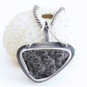 Shop Hematite Pendants! bubble botryoidal hematite sterling silver pendant necklace | Natural genuine Hematite pendants. Buy crystal jewelry, handmade handcrafted artisan jewelry for women.  Unique handmade gift ideas. #jewelry #beadedpendants #beadedjewelry #gift #shopping #handmadejewelry #fashion #style #product #pendants #affiliate #ad
