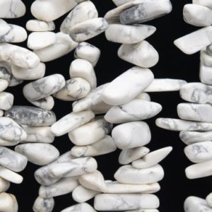 Shop Howlite Chip & Nugget Beads! 35-40 / 70-80 Pcs – 12-24×3-5MM Howlite Beads Grade AAA Genuine Natural Stick Pebble Chip Gemstone Loose Beads (111258) | Natural genuine chip Howlite beads for beading and jewelry making.  #jewelry #beads #beadedjewelry #diyjewelry #jewelrymaking #beadstore #beading #affiliate #ad