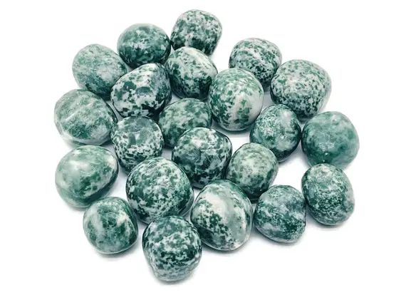 Qinghai Jade Tumbled Stone - Qinghai Jade Gemstone - Healing Gemstone - Healing Stone - Tu1206