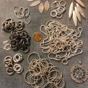 Shop Jewelry Making Kits! Jewelry Making Kit: Assorted Findings in Silver Finish Lot of about 630 pieces kit by BySupply | Shop jewelry making and beading supplies, tools & findings for DIY jewelry making and crafts. #jewelrymaking #diyjewelry #jewelrycrafts #jewelrysupplies #beading #affiliate #ad