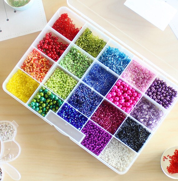 Diy Beaded Jewelry Making Kit For Kids | Bracelets, Necklaces, Earrings | Deluxe Bead Craft Kit For Girls Birthday Party & Family Activities Diy Beaded Jewelry Making Kit For Kids | Bracelets, Necklaces, Earrings | Deluxe Bead Craft Kit For Girls Birthday Party & Family Activities