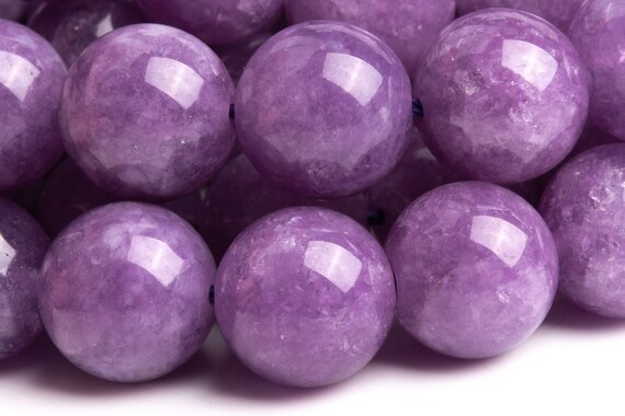 Quartz Gemstone Beads 11-12mm Kunzite Purple Color Round Aaa Quality Loose Beads (111337)