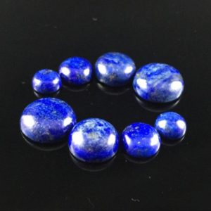 Shop Lapis Lazuli Round Beads! 10pcs Natural Lapis Cabochon Round Lapis Lazuli Gemstone Cabochon Blue Lapis Gemstone Semi Precious Cabs 8mm 10mm 12mm 14mm 16mm GC | Natural genuine round Lapis Lazuli beads for beading and jewelry making.  #jewelry #beads #beadedjewelry #diyjewelry #jewelrymaking #beadstore #beading #affiliate #ad