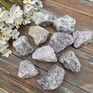 Shop Raw & Rough Lepidolite Stones! Raw Lepidolite Crystals | Natural genuine stones & crystals in various shapes & sizes. Buy raw cut, tumbled, or polished gemstones for making jewelry or crystal healing energy vibration raising reiki stones. #crystals #gemstones #crystalhealing #crystalsandgemstones #energyhealing #affiliate #ad