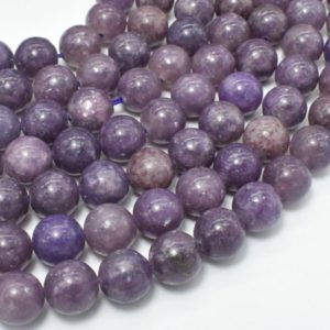 Shop Lepidolite Beads! Lepidolite Beads, 10mm (10.5mm) Round Beads, 15.5 Inch, Full strand, Approx. 37 beads, Hole 1 mm (297054005) | Natural genuine beads Lepidolite beads for beading and jewelry making.  #jewelry #beads #beadedjewelry #diyjewelry #jewelrymaking #beadstore #beading #affiliate #ad
