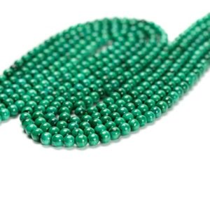 Shop Malachite Beads! Genuine Malachite A++ Quality Round Beads 15" Full Strand 4mm 6mm 8mm 10mm 12mm | Natural genuine beads Malachite beads for beading and jewelry making.  #jewelry #beads #beadedjewelry #diyjewelry #jewelrymaking #beadstore #beading #affiliate #ad