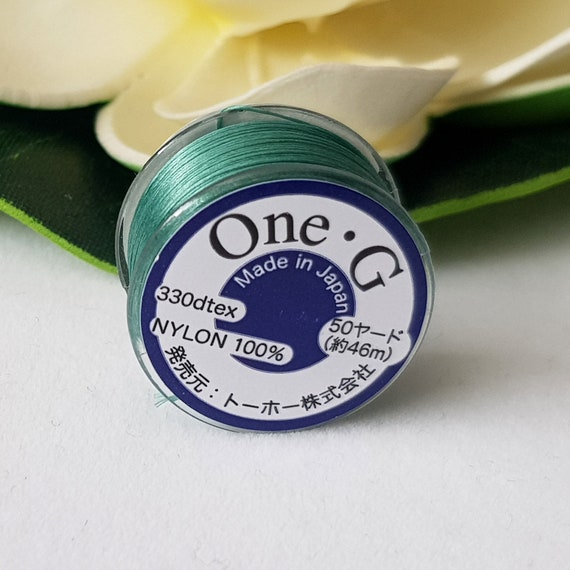 Mint Green One-g (50yards) Quality Beading Thread By Toho | Australian Seller | Pt-50-21