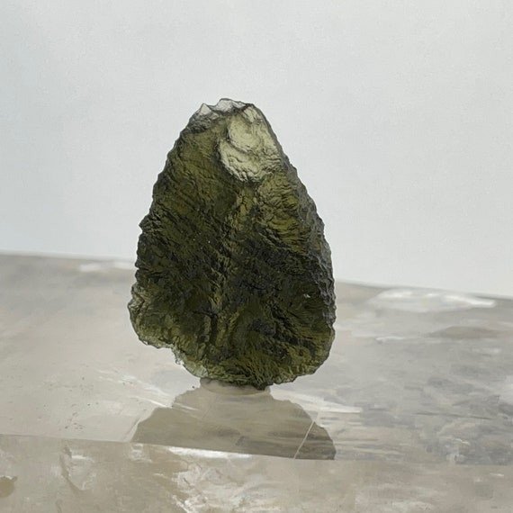 A Chlum Charmer: Genuine Moldavite Specimen, Certificate Of Authenticity Included  (2-20)