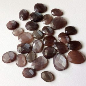 Shop Moonstone Stones & Crystals! 11-14mm Chocolate Moonstone Rose Cut Cabochons, Natural Flat Back Chocolate Moonstone, Loose Moonstone For Jewelry (5Pcs To 10Pcs Options) | Natural genuine stones & crystals in various shapes & sizes. Buy raw cut, tumbled, or polished gemstones for making jewelry or crystal healing energy vibration raising reiki stones. #crystals #gemstones #crystalhealing #crystalsandgemstones #energyhealing #affiliate #ad