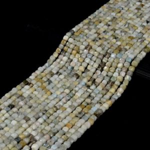 Shop Morganite Faceted Beads! 4MM Natural Morganite Gemstone Micro Faceted Square Cube Loose Beads (P23) | Natural genuine faceted Morganite beads for beading and jewelry making.  #jewelry #beads #beadedjewelry #diyjewelry #jewelrymaking #beadstore #beading #affiliate #ad