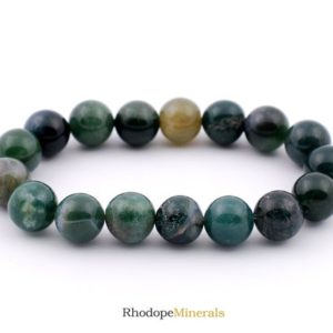 Shop Moss Agate Bracelets! Moss Agate Bracelet, Green Moss Agate Bracelet 10mm Beads, Moss Agate, Metaphysical Crystals, Crystals, Gift, Gems, Gemstones, Stones, Rocks | Natural genuine Moss Agate bracelets. Buy crystal jewelry, handmade handcrafted artisan jewelry for women.  Unique handmade gift ideas. #jewelry #beadedbracelets #beadedjewelry #gift #shopping #handmadejewelry #fashion #style #product #bracelets #affiliate #ad