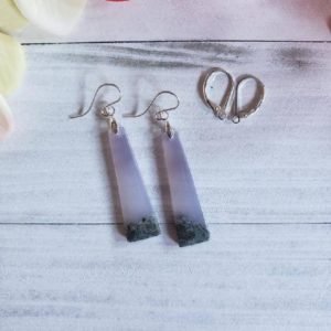 Long purple moss agate earrings.  Unique agate earrings | Natural genuine Moss Agate earrings. Buy crystal jewelry, handmade handcrafted artisan jewelry for women.  Unique handmade gift ideas. #jewelry #beadedearrings #beadedjewelry #gift #shopping #handmadejewelry #fashion #style #product #earrings #affiliate #ad