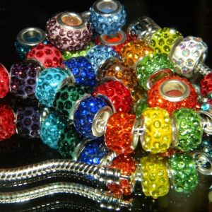 Shop Hemp Jewelry Making Supplies! NEW 50/pc Glass Crystal paved Rhinestone 7mm x 11mm European Spacer beads Mixed Beads/ Charms large hole beads lot | Shop jewelry making and beading supplies, tools & findings for DIY jewelry making and crafts. #jewelrymaking #diyjewelry #jewelrycrafts #jewelrysupplies #beading #affiliate #ad