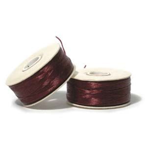Shop Beading Thread! Nymo Beading Thread Burgundy Size D 64 yards 1 Spool | Shop jewelry making and beading supplies, tools & findings for DIY jewelry making and crafts. #jewelrymaking #diyjewelry #jewelrycrafts #jewelrysupplies #beading #affiliate #ad