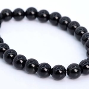 Shop Obsidian Bracelets! Genuine Natural Obsidian Gemstone Beads 8MM Black Round A Quality Bracelet (106651h-2012) | Natural genuine Obsidian bracelets. Buy crystal jewelry, handmade handcrafted artisan jewelry for women.  Unique handmade gift ideas. #jewelry #beadedbracelets #beadedjewelry #gift #shopping #handmadejewelry #fashion #style #product #bracelets #affiliate #ad