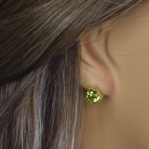 Shop Peridot Earrings! Trillion Peridot Earrings n 14k Gold | Solid 14k Gold | Fine Jewelry | Free Shipping | Stud Earrings | Peridot Earrings | Natural genuine Peridot earrings. Buy crystal jewelry, handmade handcrafted artisan jewelry for women.  Unique handmade gift ideas. #jewelry #beadedearrings #beadedjewelry #gift #shopping #handmadejewelry #fashion #style #product #earrings #affiliate #ad