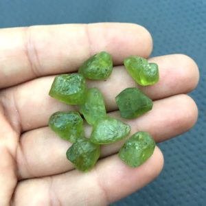 5 Piece Hand Cut Rough 12-14 Mm, natural Peridot Gemstone Raw, raw Gemstone Jewelry, Leo& August Birthstone, natural Peridot Stone Rough | Natural genuine stones & crystals in various shapes & sizes. Buy raw cut, tumbled, or polished gemstones for making jewelry or crystal healing energy vibration raising reiki stones. #crystals #gemstones #crystalhealing #crystalsandgemstones #energyhealing #affiliate #ad