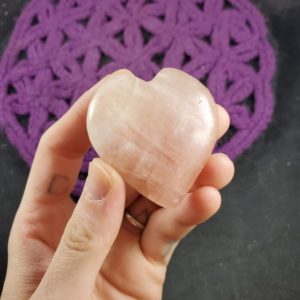 Shop Pink Calcite Shapes! Rose Pink Calcite Heart Crystals Magick Stones New Find Starseed polished Carving Pakistan Carved Heart Shaped Rock | Natural genuine stones & crystals in various shapes & sizes. Buy raw cut, tumbled, or polished gemstones for making jewelry or crystal healing energy vibration raising reiki stones. #crystals #gemstones #crystalhealing #crystalsandgemstones #energyhealing #affiliate #ad