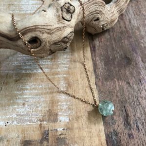 Shop Prehnite Necklaces! Prehnite and brass layering necklace | Natural genuine Prehnite necklaces. Buy crystal jewelry, handmade handcrafted artisan jewelry for women.  Unique handmade gift ideas. #jewelry #beadednecklaces #beadedjewelry #gift #shopping #handmadejewelry #fashion #style #product #necklaces #affiliate #ad