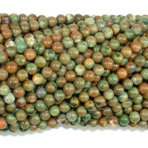 Shop Rainforest Jasper Round Beads! Rhyolite, 3mm, Round, 16 Inch, Full strand, Approx. 127 Beads, Hole 0.4 mm, A quality (387054011) | Natural genuine round Rainforest Jasper beads for beading and jewelry making.  #jewelry #beads #beadedjewelry #diyjewelry #jewelrymaking #beadstore #beading #affiliate #ad
